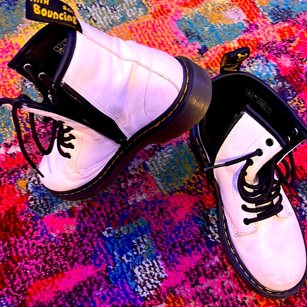 Doc martens size 2 Girls. Worn twice. Excellent condition!